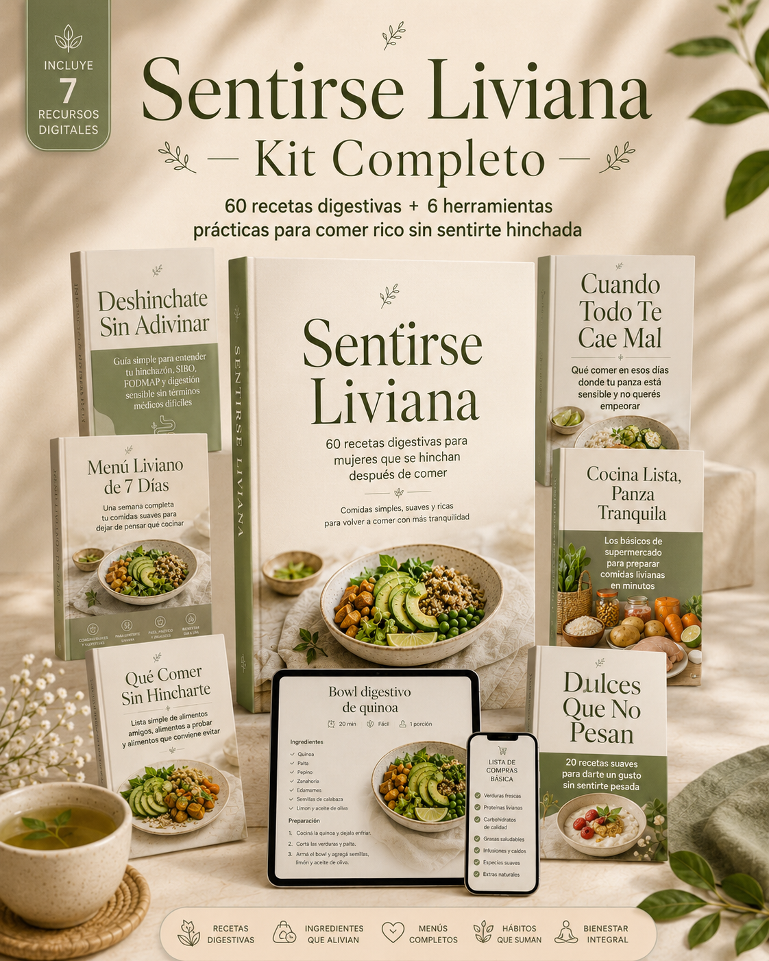 Sentirse Liviana - Kit Completo
